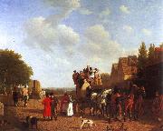 Agasse, Jacques-Laurent The Last Stage on the Portsmouth Road oil painting reproduction